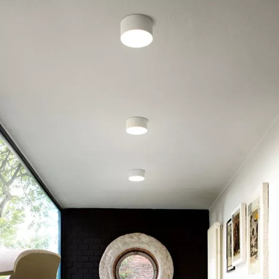 Cloe plafoniera bianco opaco Gea Luce 16W 3000K