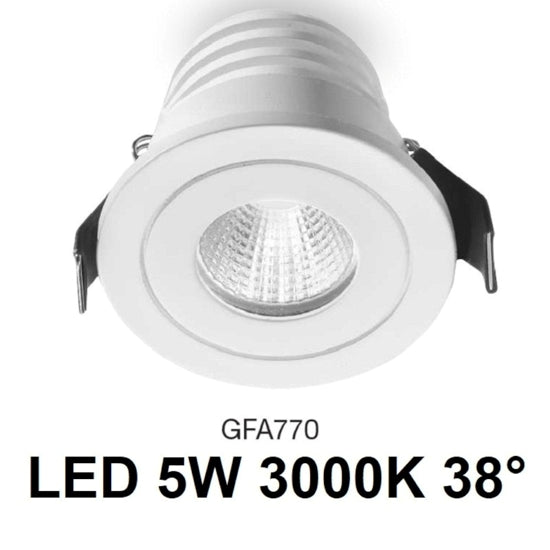 faretto da incasso bianco Gea Luce 5W 3000K