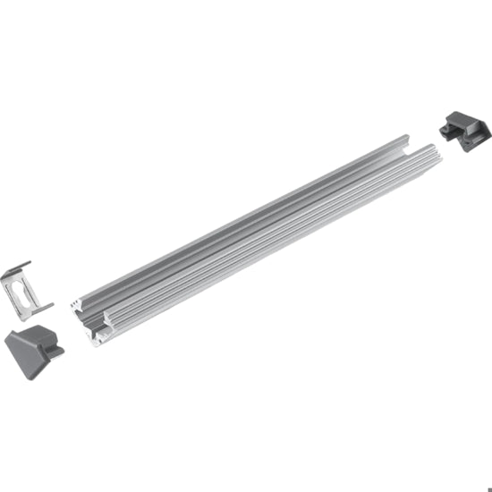 profilo angolare a plafone grigio Gea Luce strip LED 10mm