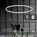 Hulahoop sospensione bianco Ideal Lux 41W 3000K 3500lm