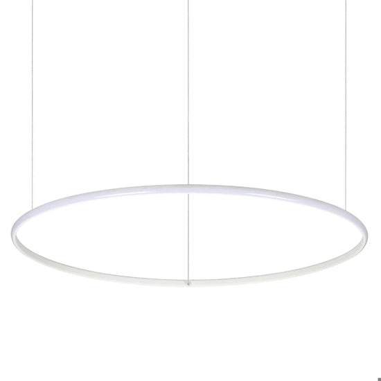 Hulahoop sospensione bianco Ideal Lux 41W 3000K 3500lm