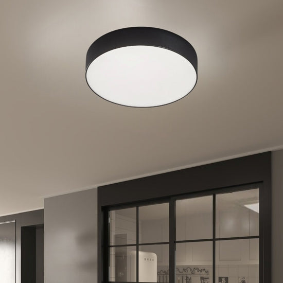 plafoniera nero opaco Gea Luce 16W 4000K