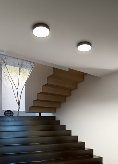 plafoniera nero opaco Gea Luce 16W 4000K