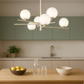 Boomerang lampadario sabbia bianco Top Light 60W E27