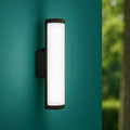 Etere applique da esterno nero Ideal Lux 9,5W 3000K IP44