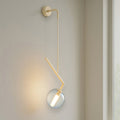 Applique sfera pendente sabbia vetro blu Top Light E27 60W