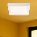 Gfa765c plafoniera quadrata bianco opaco Gea Luce 18W 3000K