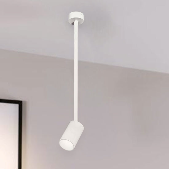 applique orientabile bianco satinato Gea Luce 35W GU10