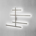 Rake XL applique grigio Gea Luce 8424 lm 3000K