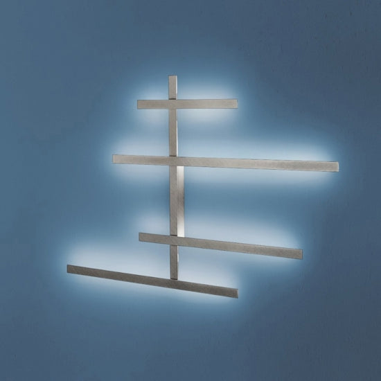 Rake XL applique grigio Gea Luce 8424 lm 3000K