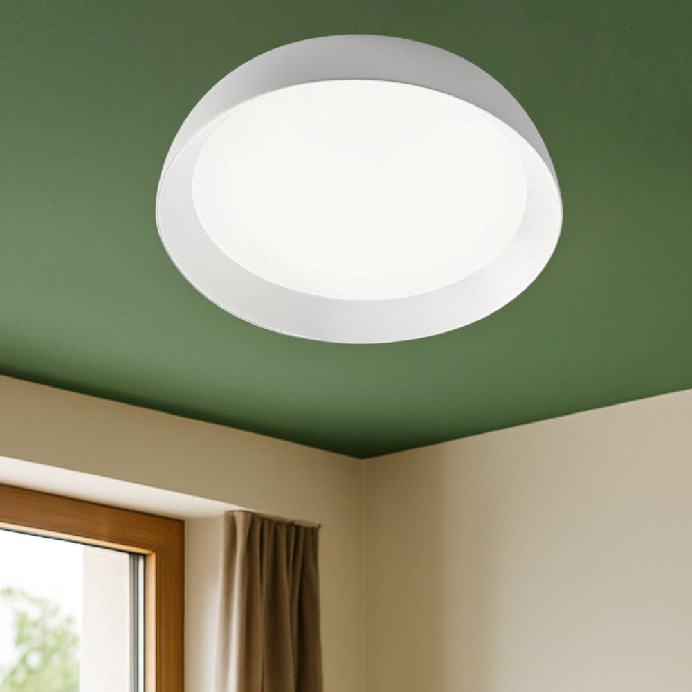 Sheila plafoniera bianco satinato Gea Luce 50W 3000K