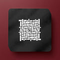 Pixel plafoniera nero opaco Gea Luce 56W 3000K