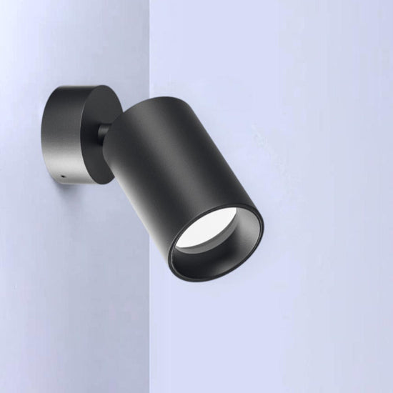 applique orientabile nero satinato Gea Luce 35W GU10