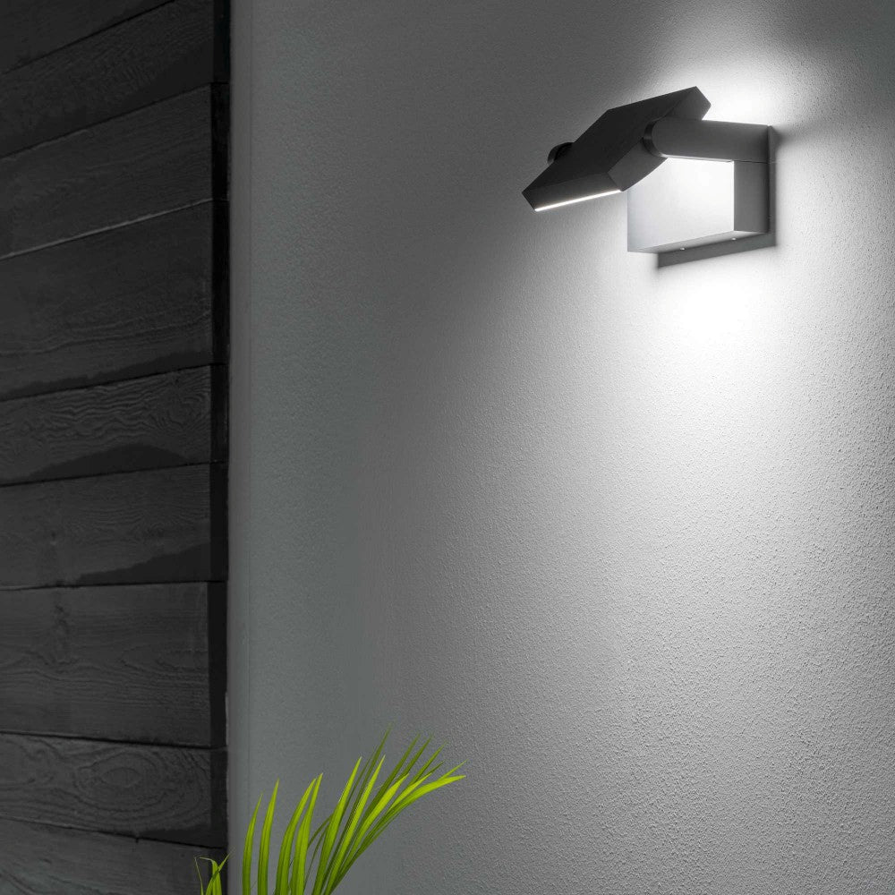 Swipe applique da esterno bianco Ideal Lux 20,5W 3000K IP54