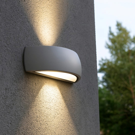 Giove applique da esterno grigio Ideal Lux 60W E27 IP54