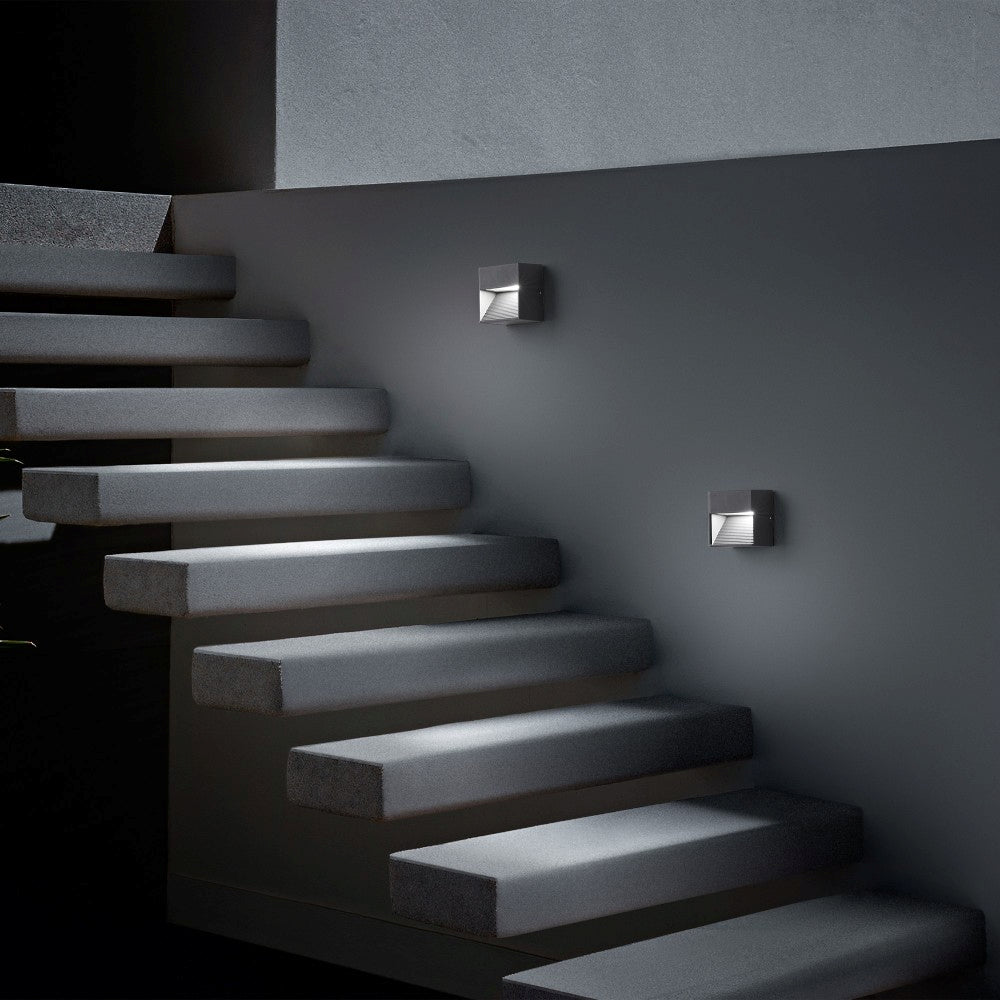 Spy segnapasso esterno antracite Ideal Lux 1xG9 max 5W