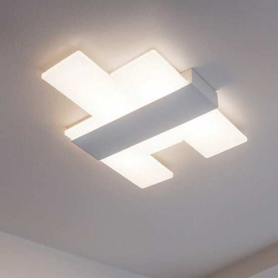 Flight plafoniera camera da letto bianco Top Light 30W 3000K-4000K