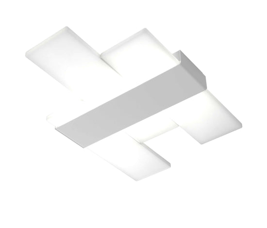 Flight plafoniera camera da letto bianco Top Light 30W 3000K-4000K