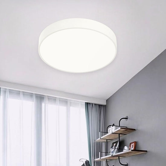 Cloe plafoniera grande bianco opaco Gea Luce 60W 3000K