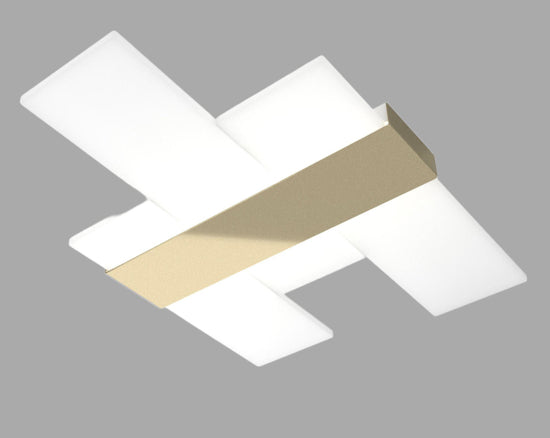 Flight plafoniera camera da letto oro Top Light 40W 3000K-4000K