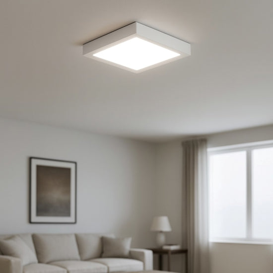 plafoniera bianco opaco Gea Luce 6W 3000K