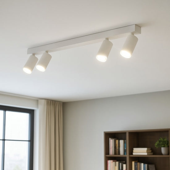 Profilo plafoniera bianca Ideal Lux 4xGU10 7W 3000K