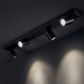 Rudi plafoniera nera Ideal Lux 4xGU10 7W 3000K