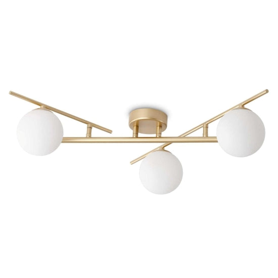 Atlas plafoniera oro Ideal Lux 3xG9 4W 3000K