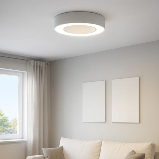 Flor plafoniera bianco satinato Gea Luce 30W 3000K