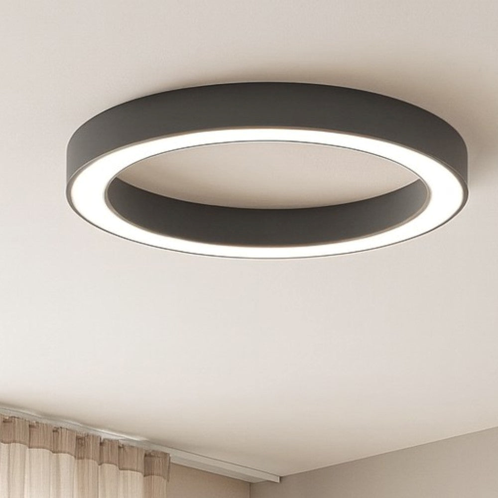 Flor plafoniera nero satinato Gea Luce 60W 3000K