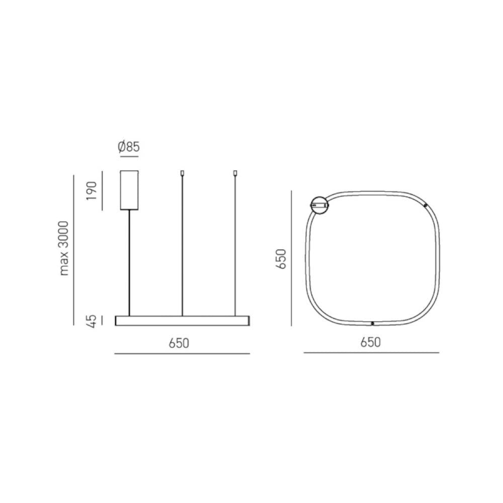 Criseide SQ-SA lampadario tortora beige satinato Gea Luce 60W 3000K