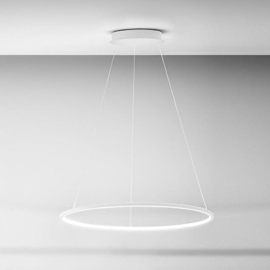 Erika lampadario bianco satinato Gea Luce 48W 3000K