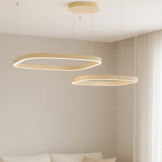 Criseide 2SD lampadario sabbia Gea Luce 90W 3000K