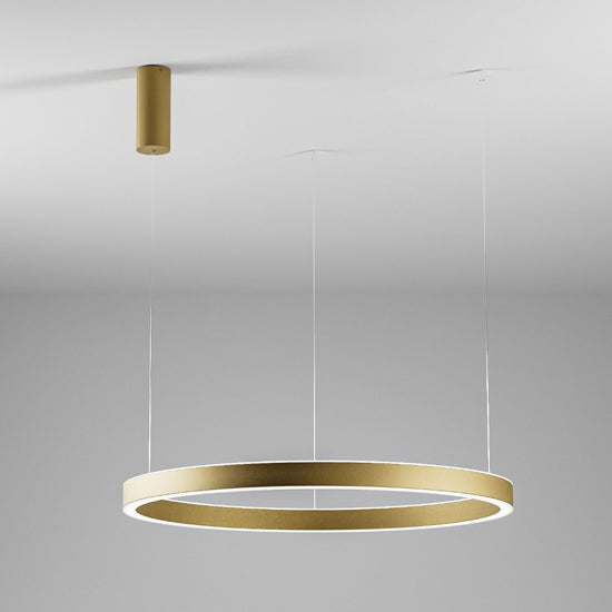 Criseide S-1G lampadario oro Gea Luce 100W 3000K