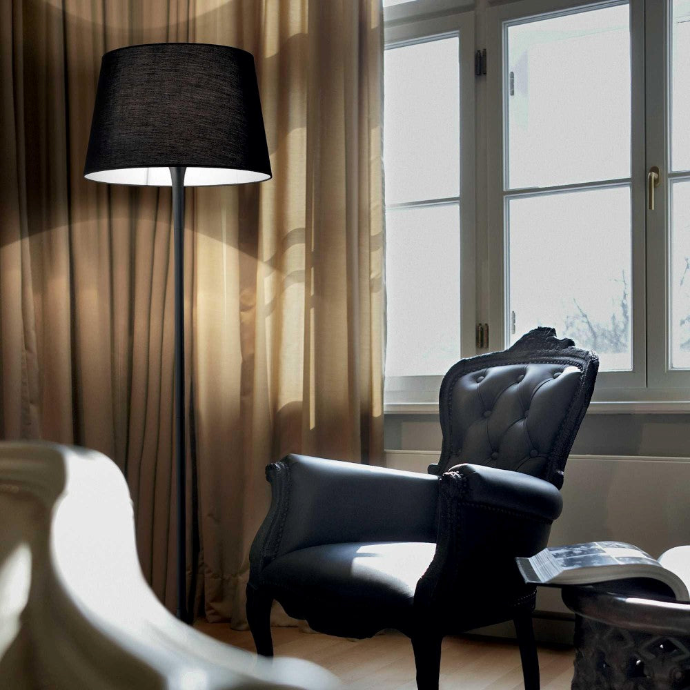 London piantana nera Ideal Lux 1xE27 max 60W