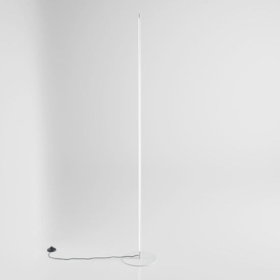 Ebony lampada da terra bianco opaco Gea Luce 28W 3000K