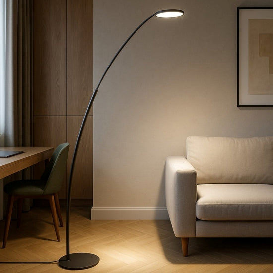 lampada da terra nero Gea Luce 25W 3000K