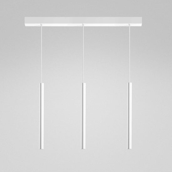 Thalassia S3 lampadario isola cucina bianco satinato Gea Luce 21W 3000K