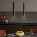 Lampadario cucina 2 cilindri nero Top Light GU10 4W isola penisola