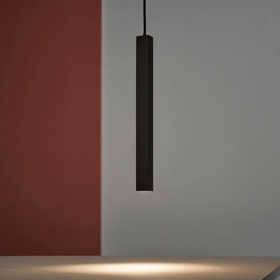 Ultrathin sospensione nero satinato Ideal Lux 11,5W 3000K DALI/PUSH