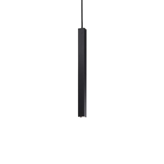 Ultrathin sospensione nero satinato Ideal Lux 11,5W 3000K DALI/PUSH