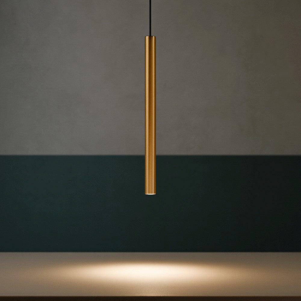 Thalassia sospensione oro satinato Gea Luce 7W 3000K