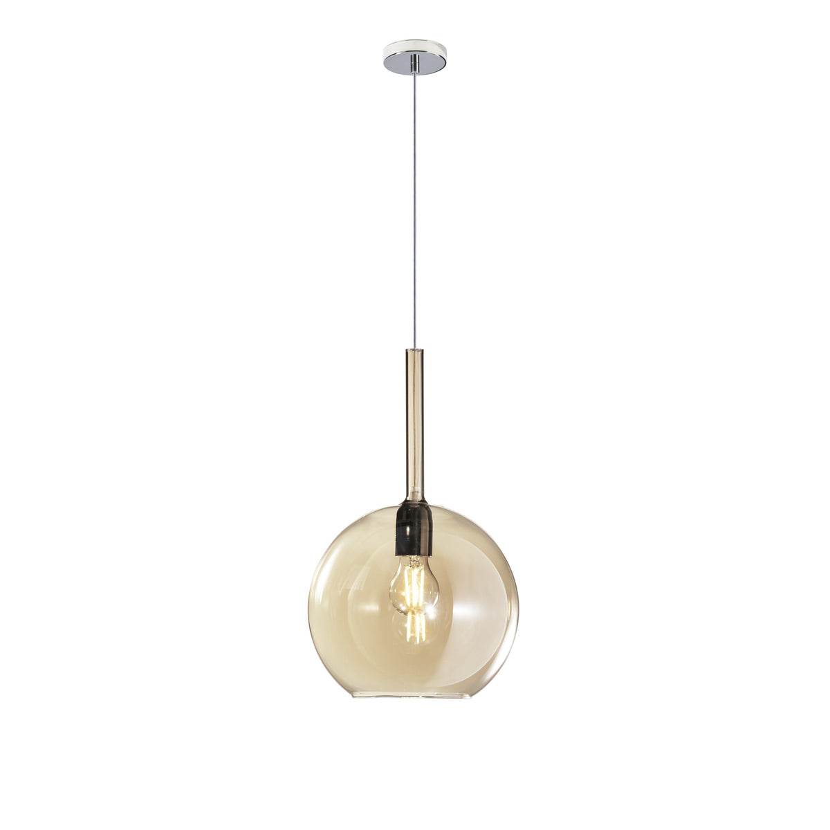 Future sospensione ambrato Top Light E27 18W