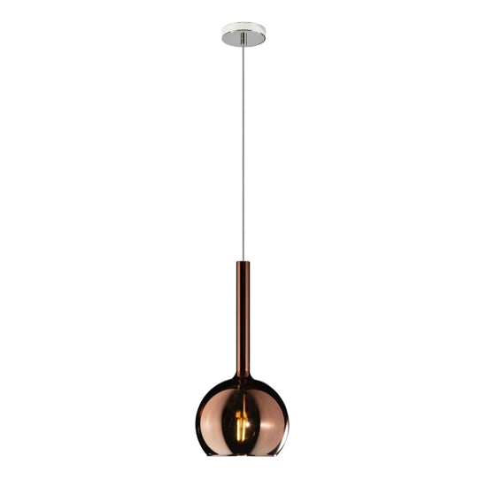 Future sospensione singola vetro pirex Top Light E27 60W camera da letto