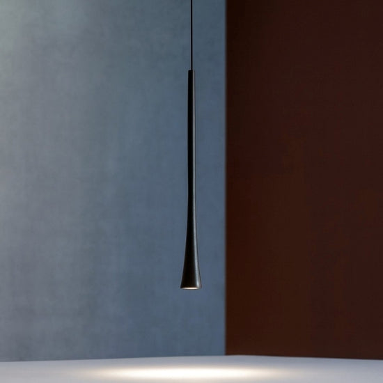 Dafne sospensione incasso nero satinato Gea Luce 7W 3000K