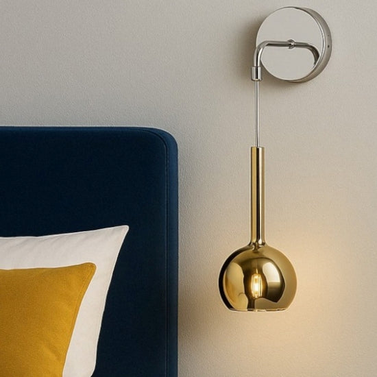 1155 applique pendente da comodino cromo trasparente Top Light 60W E27