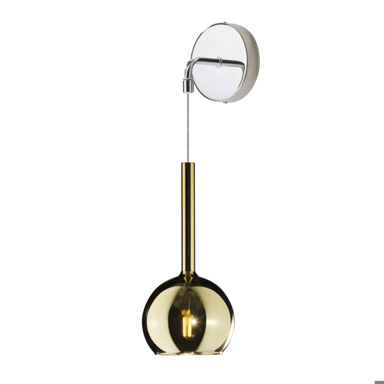 1155 applique pendente da comodino cromo trasparente Top Light 60W E27