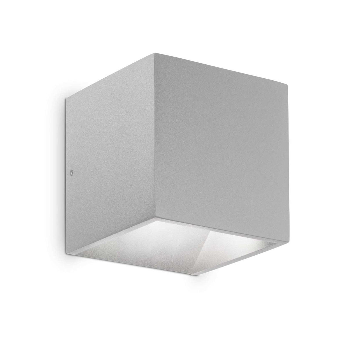 Rubik applique da esterno grigio chiaro Ideal Lux 8,5W 3000K IP54