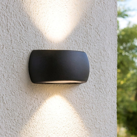 Alassio applique da esterno nero Top Light 6W E27 IP66