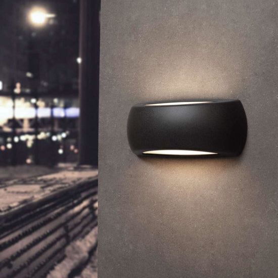 Alassio applique da esterno nero Top Light 6W E27 IP66